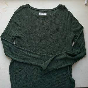 Abercrombie olive green knit top
